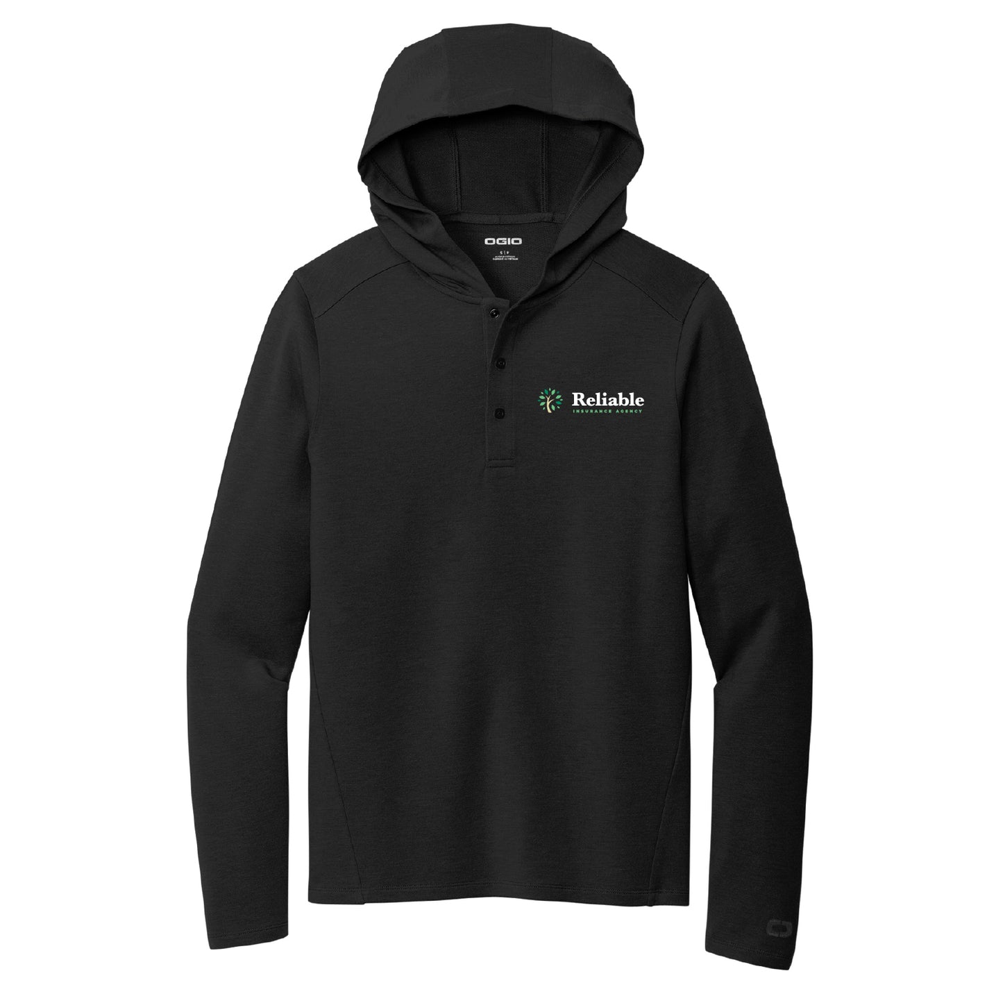 Reliable OGIO® Luuma Flex Hooded Henley
