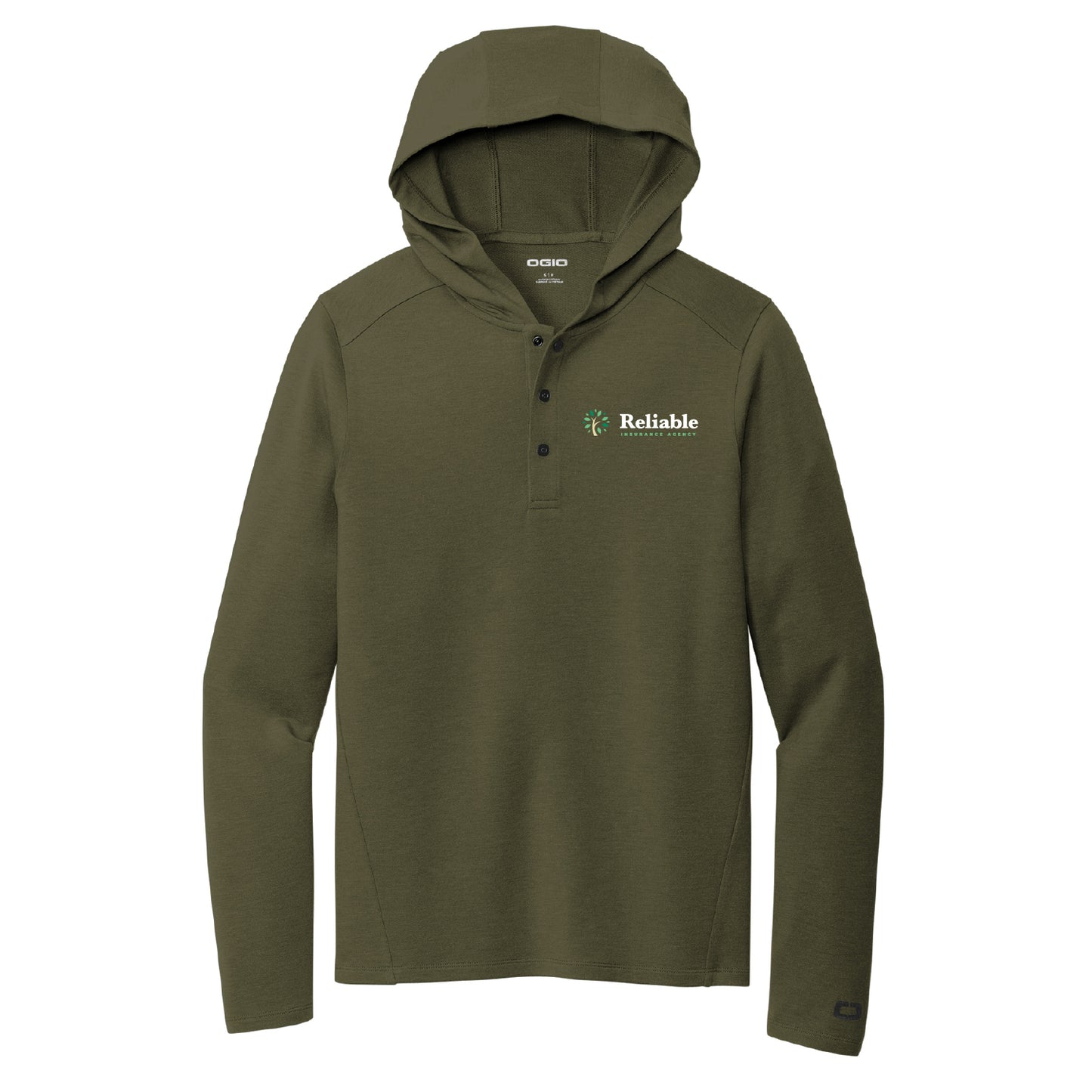Reliable OGIO® Luuma Flex Hooded Henley