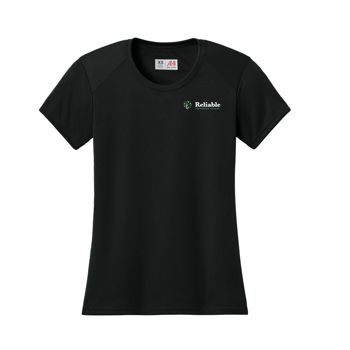 Reliable A4 Women’s Cooling Performance Short Sleeve Tee