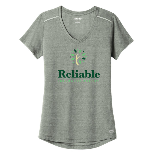 Reliable Ladies Peak V-Neck Tee