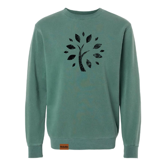 Reliable Unisex Midweight Pigment-Dyed Crewneck Sweatshirt