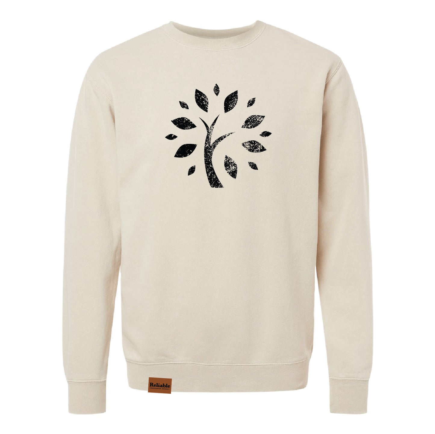 Reliable Unisex Midweight Pigment-Dyed Crewneck Sweatshirt