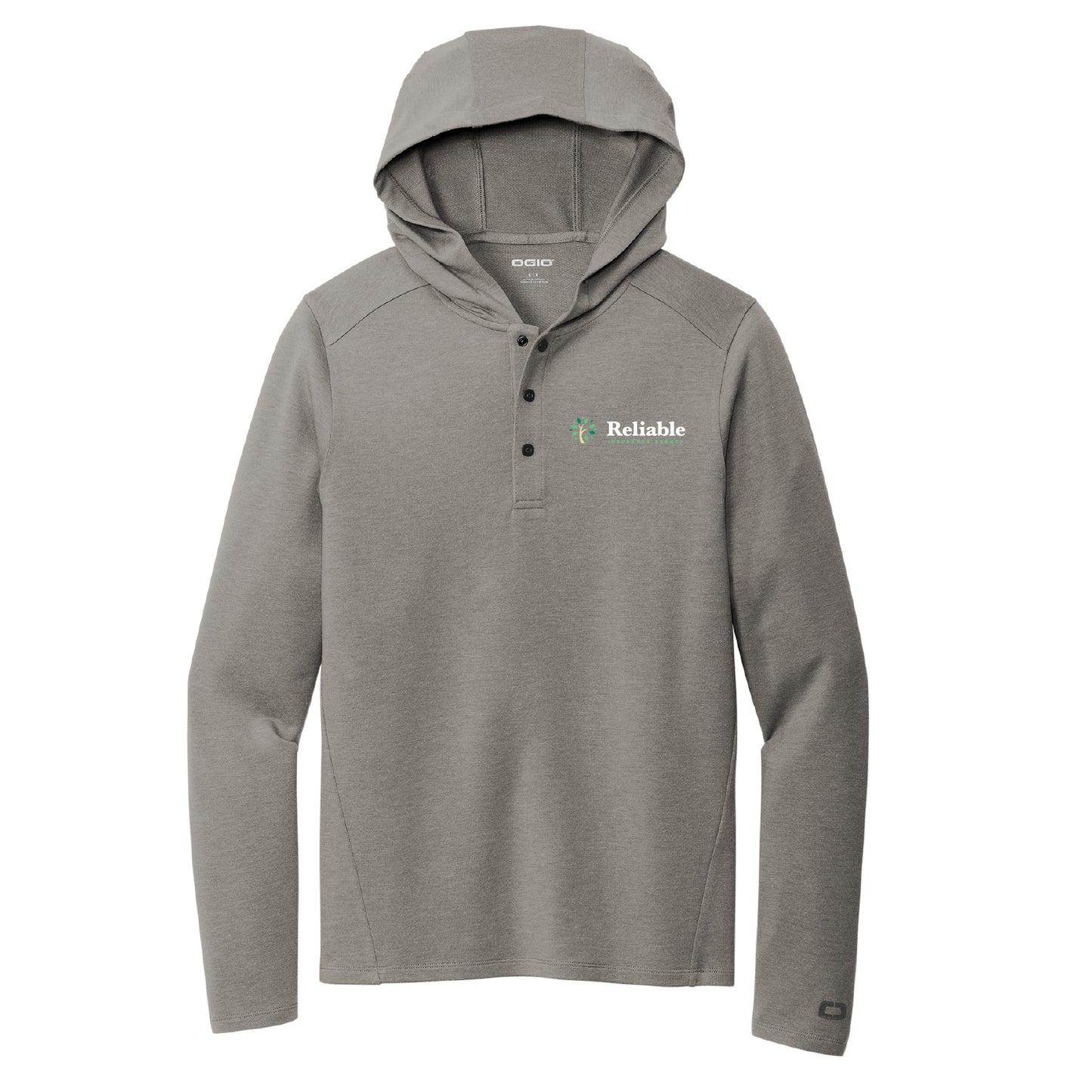 Reliable OGIO® Luuma Flex Hooded Henley