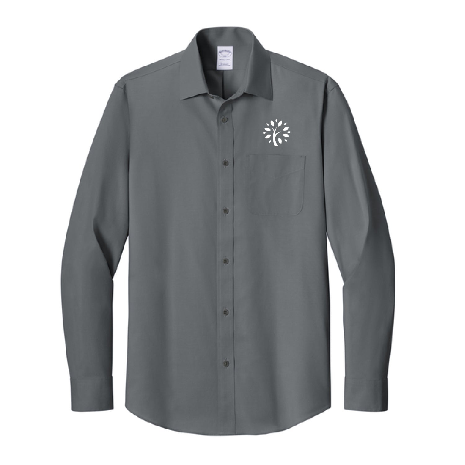 Reliable Brooks Brothers® Wrinkle-Free Stretch Pinpoint Spread Collar – Reliable Insurance Agency Online Store