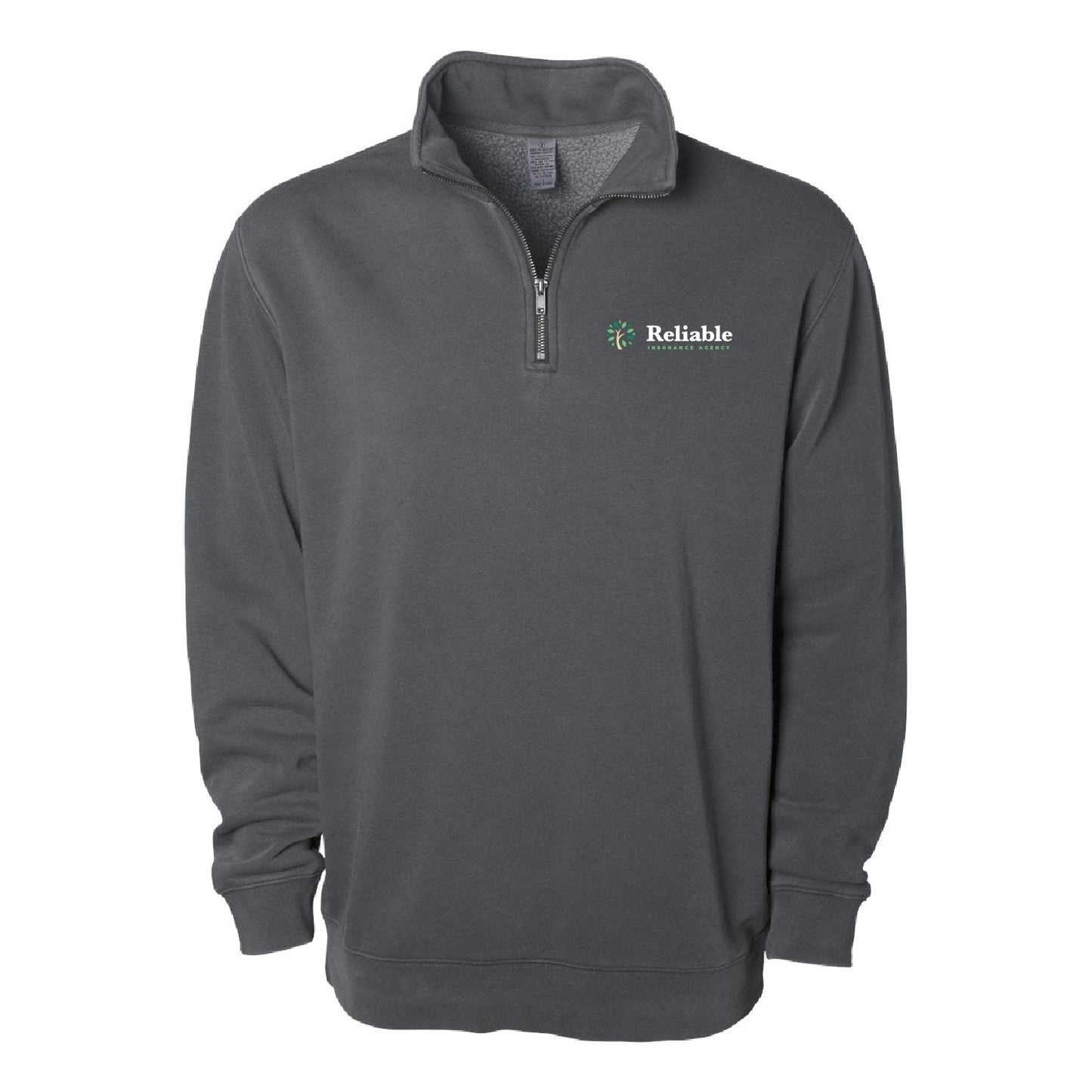 Reliable Unisex Pigment-Dyed Quarter-Zip Pullover