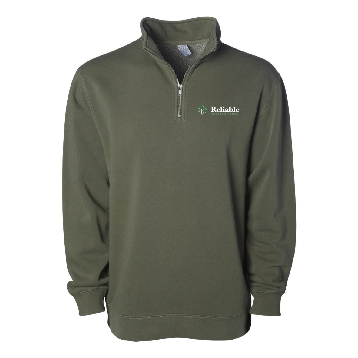 Reliable Unisex Pigment-Dyed Quarter-Zip Pullover