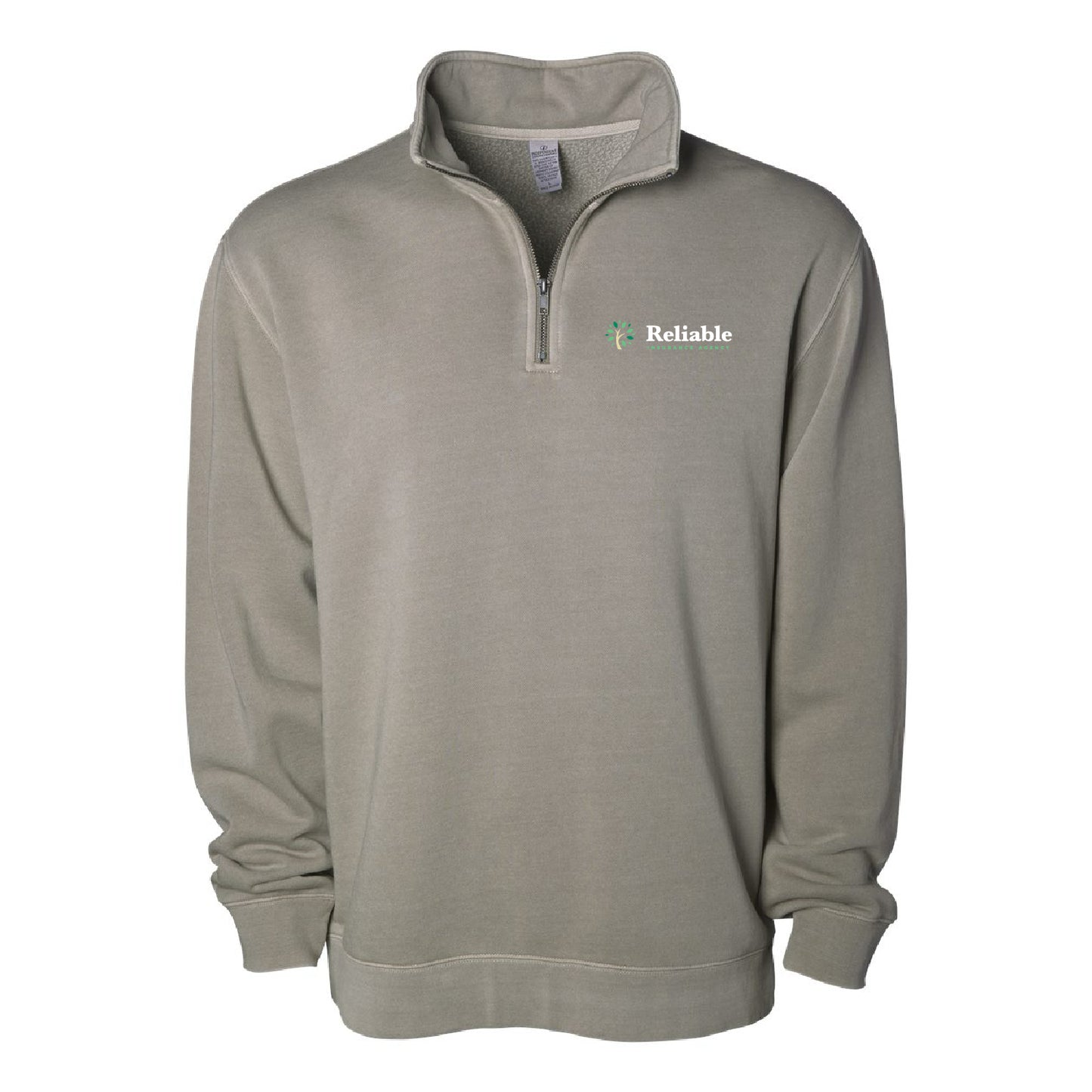 Reliable Unisex Pigment-Dyed Quarter-Zip Pullover