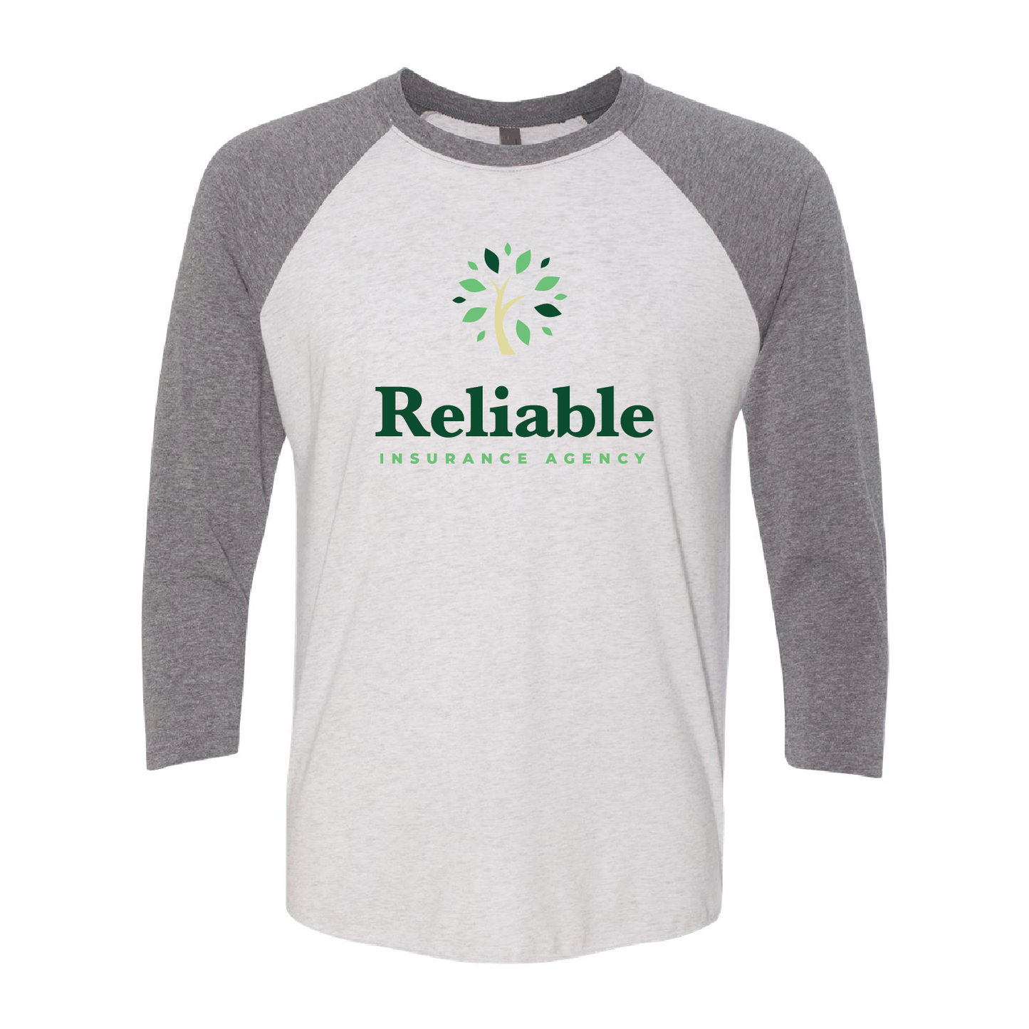 Reliable Unisex Triblend Three-Quarter Raglan T-Shirt