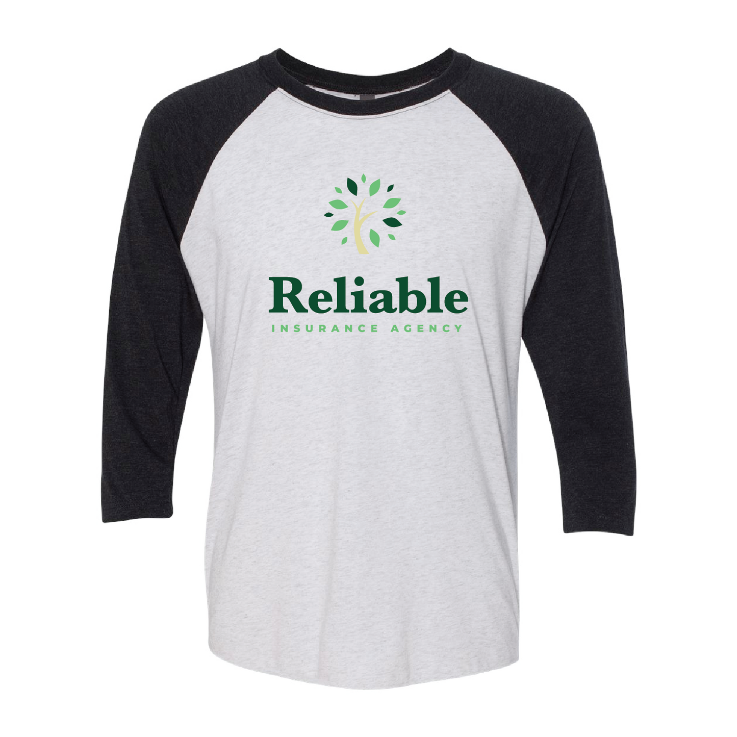 Reliable Unisex Triblend Three-Quarter Raglan T-Shirt