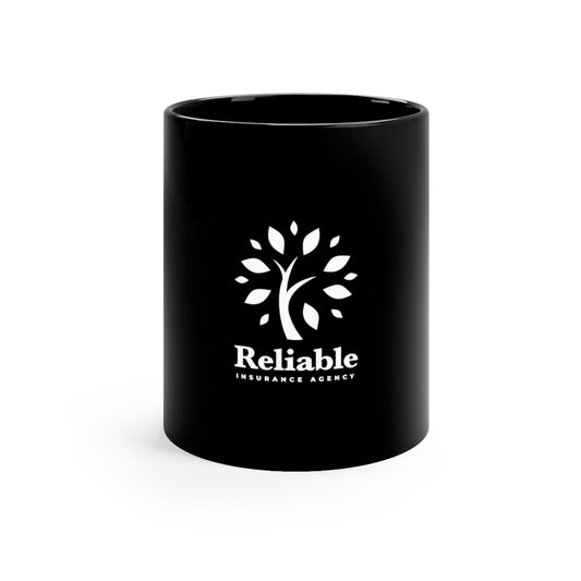 Reliable Black Coffee Mug, 11oz
