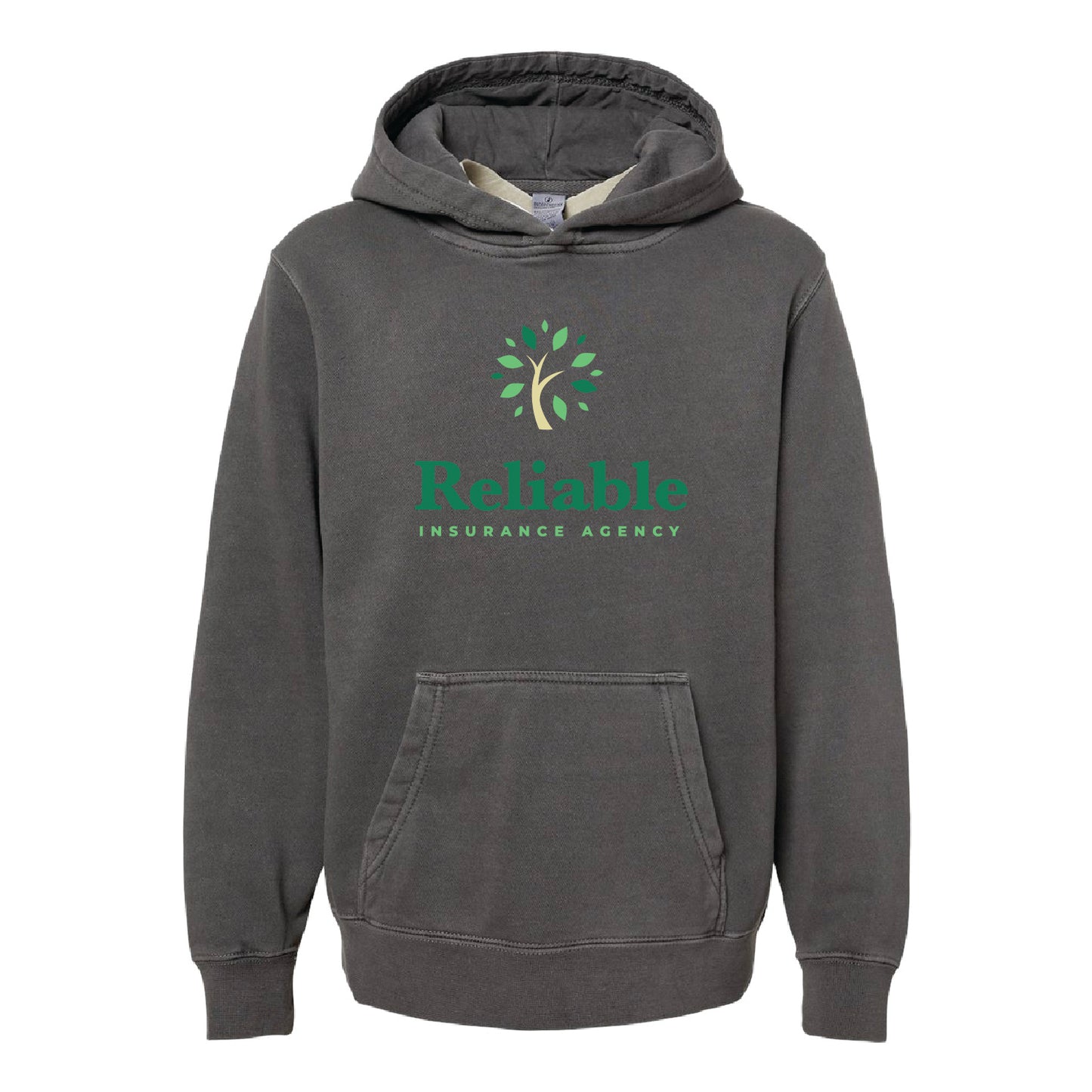 Reliable Youth Midweight Pigment-Dyed Hooded Sweatshirt